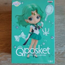 NEW Bandai Qposket Japan Japanese Cartoon Comics Character Toy Figure Sailor Moon Super Sailor Neptune