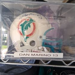 Dan Marino Mini Helmet Signed 