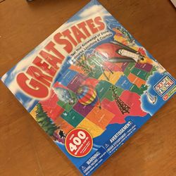 Game Zone Great States - Fun and Educational Geography Game for Ages 7+ - An Engaging Way to Learn about the 50 States with Friends and Family
