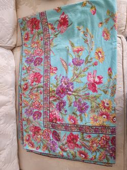 April Cornell oblong tablecloth