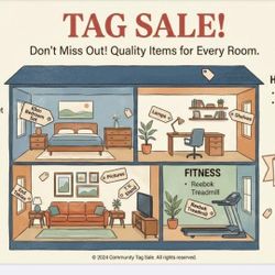 Tag Sale! April 25th and 26th!
