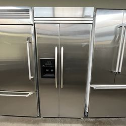 KITCHEN AID TWO DOOR REFRIGERATOR 