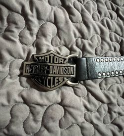 Harley Davidson belt/ bracelets