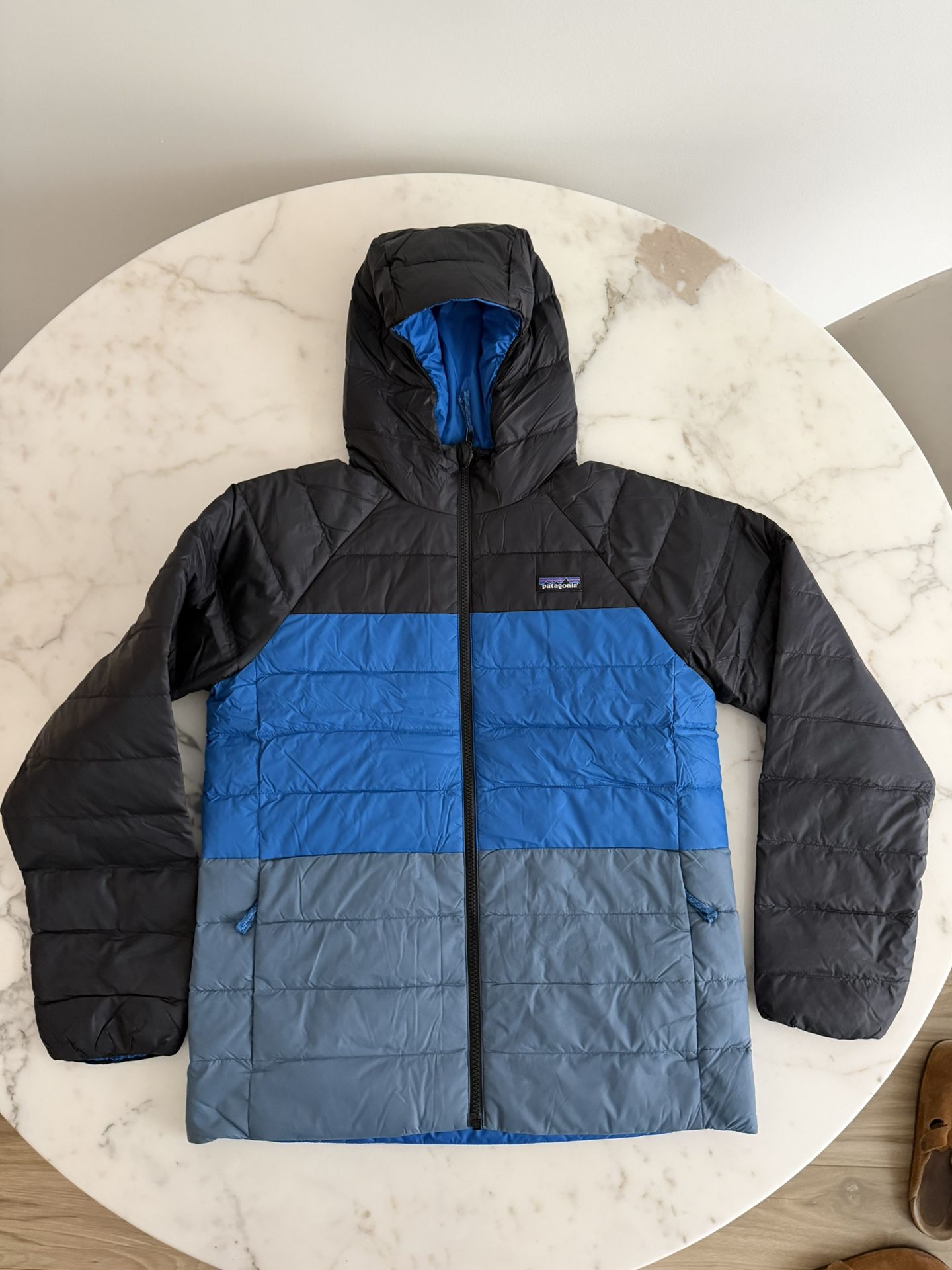 Patagonia Kids Reversible Down Sweater Hoody // NEW