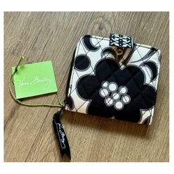 Brand new Vera Bradley NIGHT & DAY Mini ZIP WALLET COMPACT Style FOR Purse HANDBAG EUC  Whitestone/Flushing, Queens or Downtown Manhattan pickup Cash 
