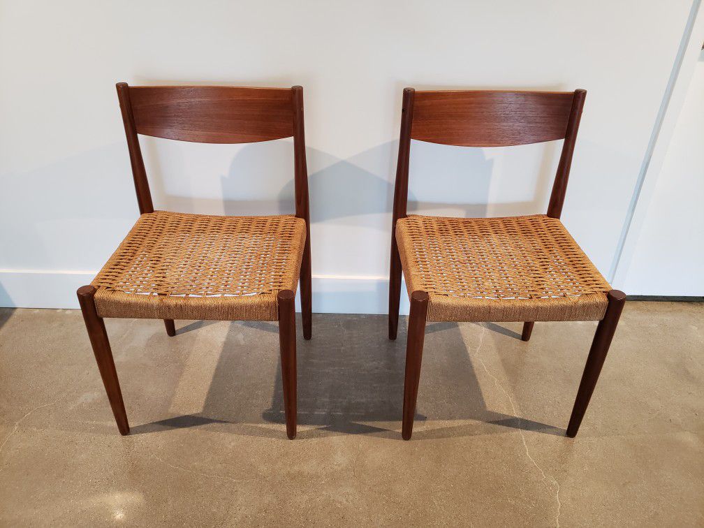 Vintage Mid Century Poul Volther Chairs