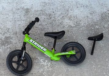 Strider Bike - green for $75