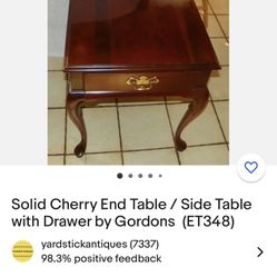 Moveing Sale  Side Table with Drawer 