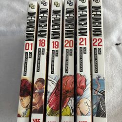 Lot Of 6 One punch Man Manga Graphic Novels 
