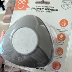 Bluetooth Suction Shower Speaker With Built-in Mic