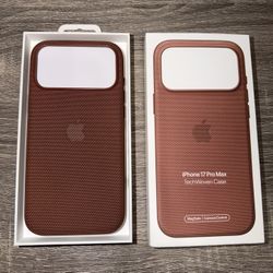 iPhone 17 Pro Max Techwoven Case – Sienna (Like New)