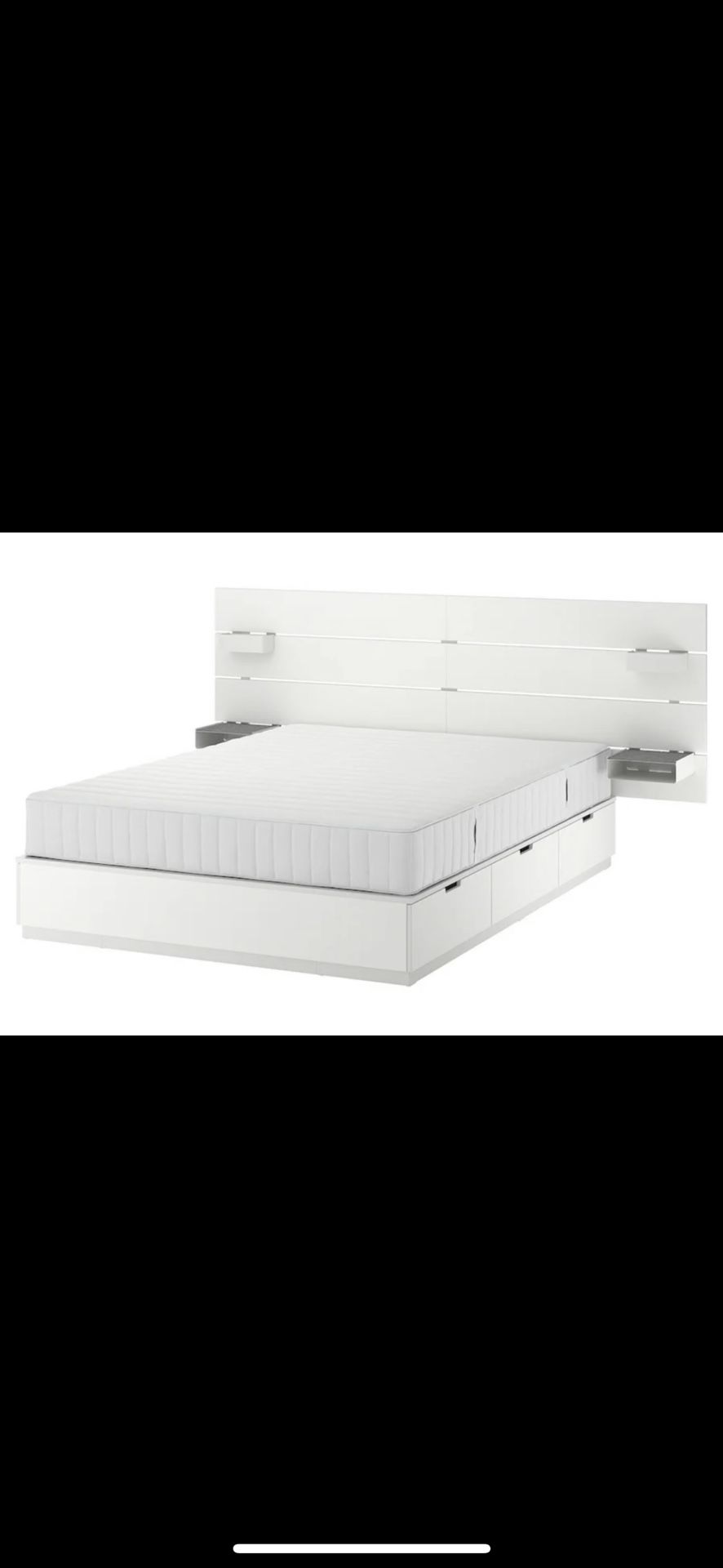 IKEA Queen Bed Frame And Headboard