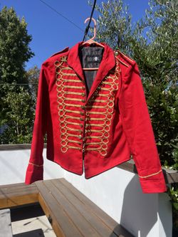 Nutcracker- Military/Drummer Parade Red Jacket