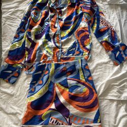 Two Piece Skirt Suit 