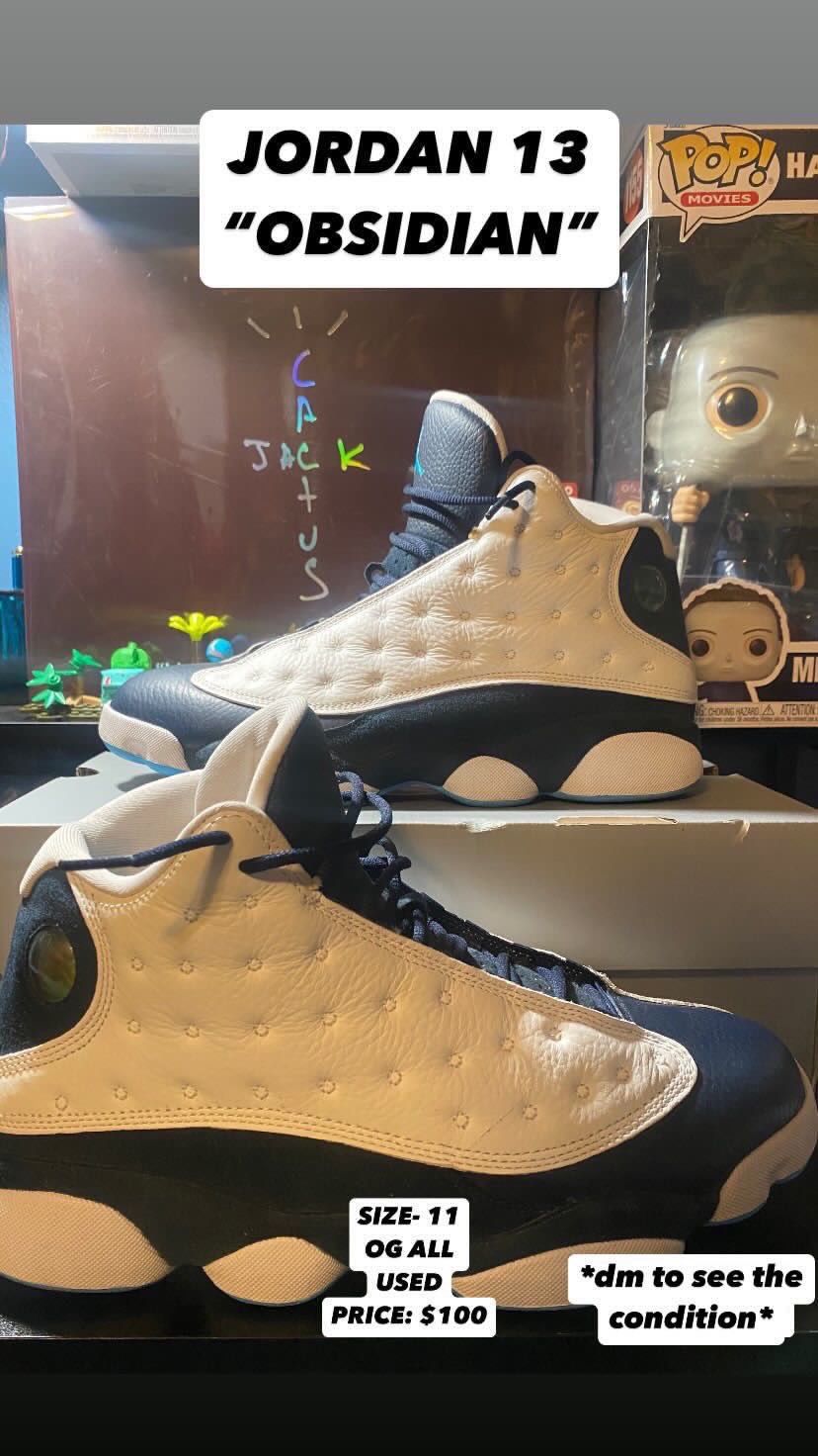 JORDAN 13 OBSIDIAN