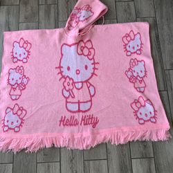 Hello Kitty Poncho Gaban One Size