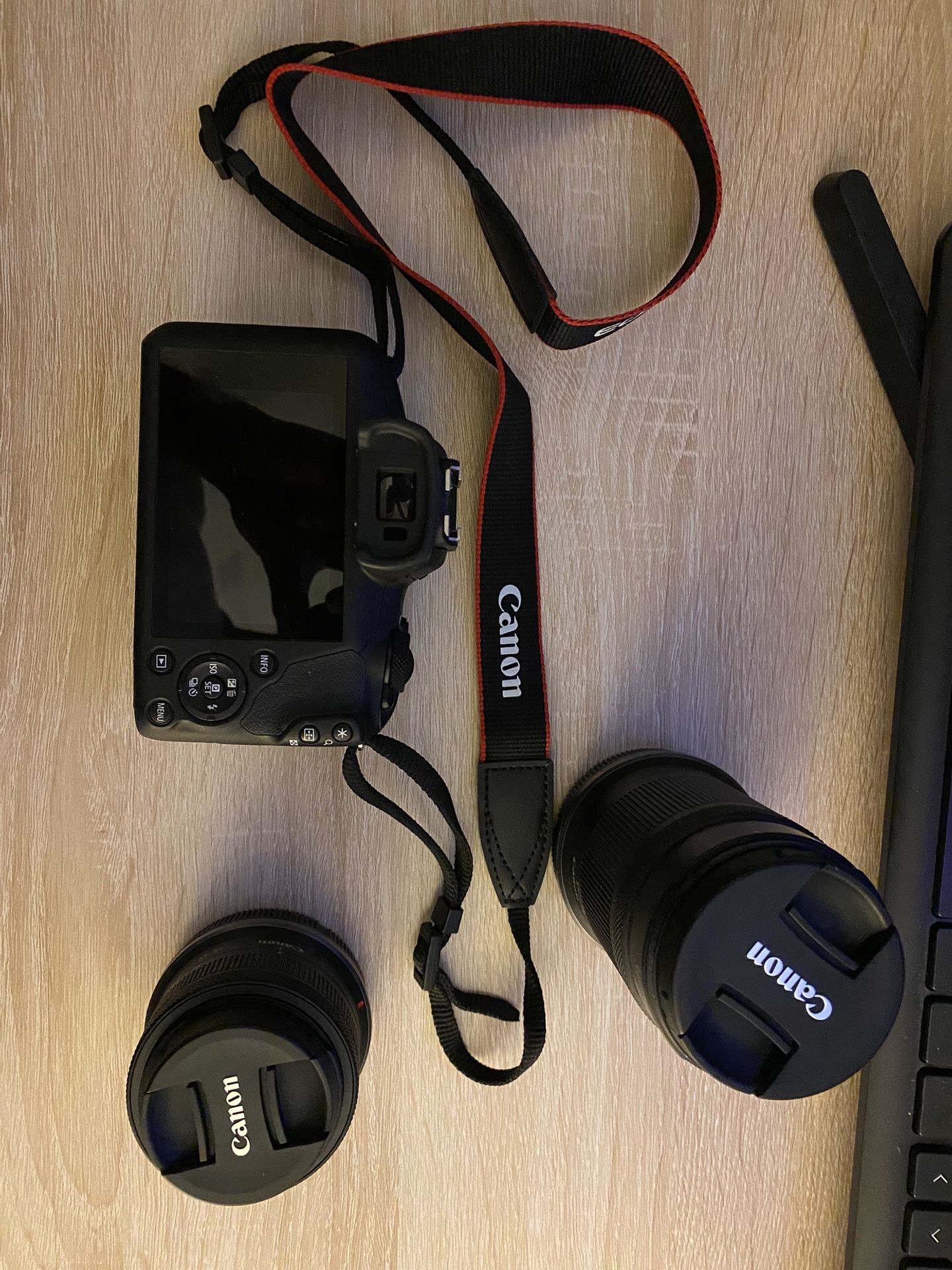 Canon EOS R100 Mirrorless Camera with 18-45mm and 55-210mm Lenses Kit