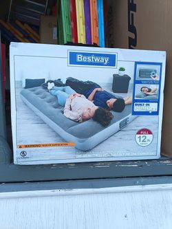 New in box build in pump full air mattress