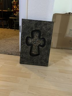 Metal Decor Holy Cross
