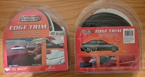 Car door edge trim