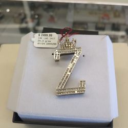 14k White Gold Diamond Pendant 24.3 Grams Layaway Available 10% Down If You Interested Please Ask For Maribel Thank You 