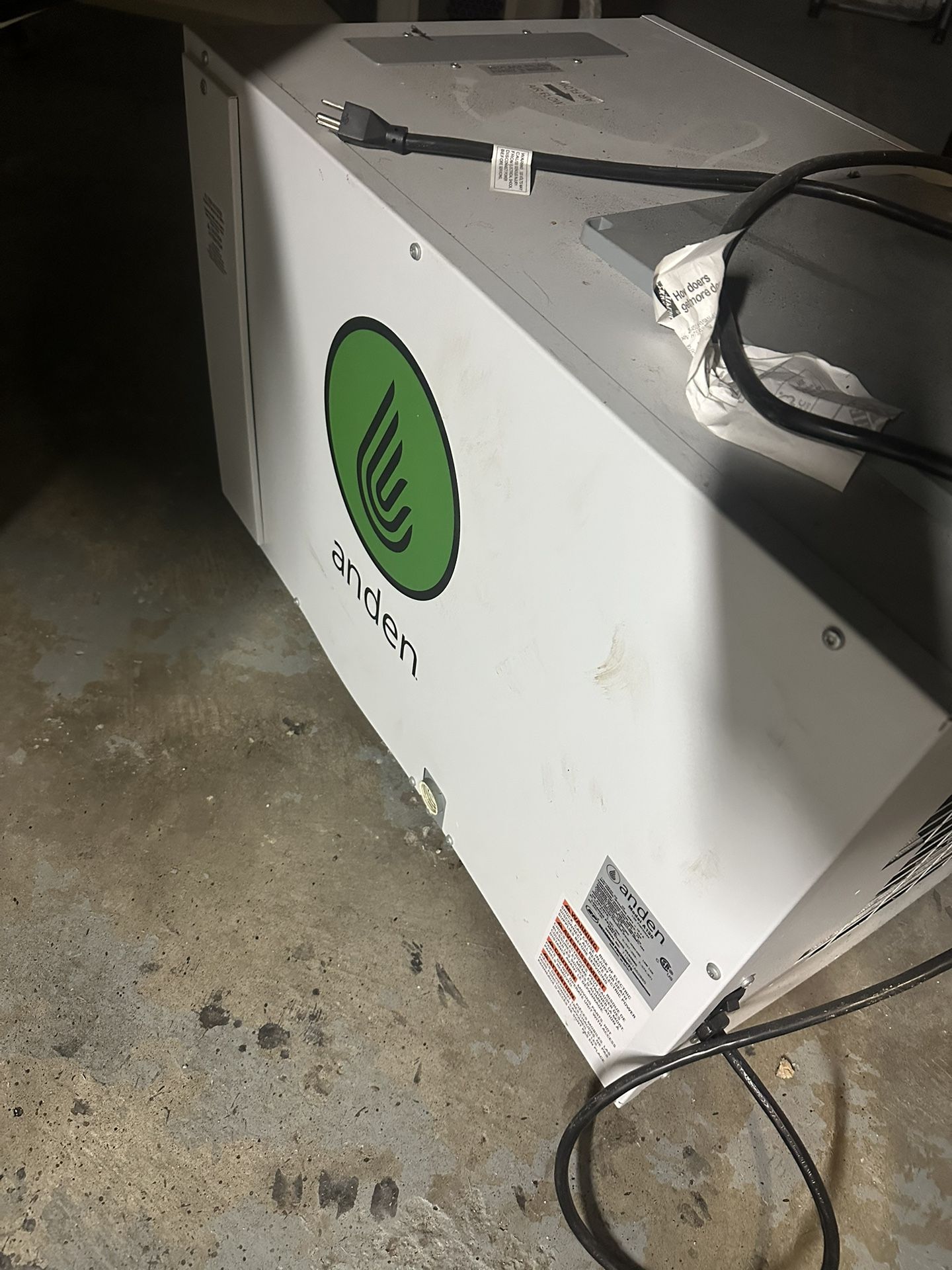 Anden Model A130 Dehumidifier