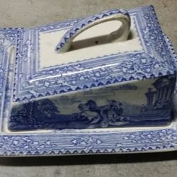Antique Covered Cheese Dish