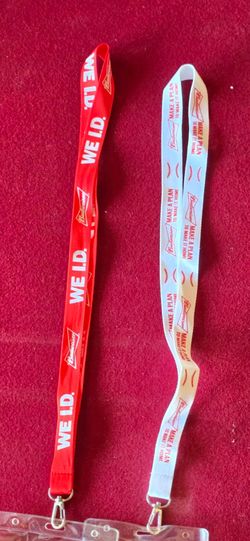 Budweiser lanyards