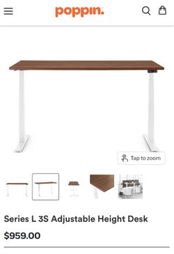 Poppin Series L 35 Adjustable Height Desk (New in box)