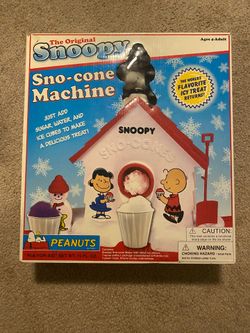 Vintage Snoopy Snow Cone Machine