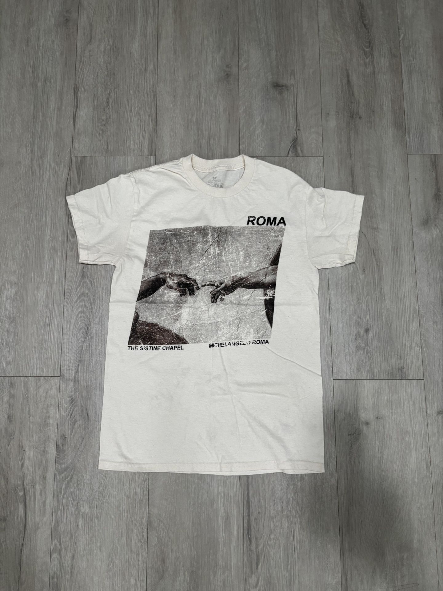 beige tee