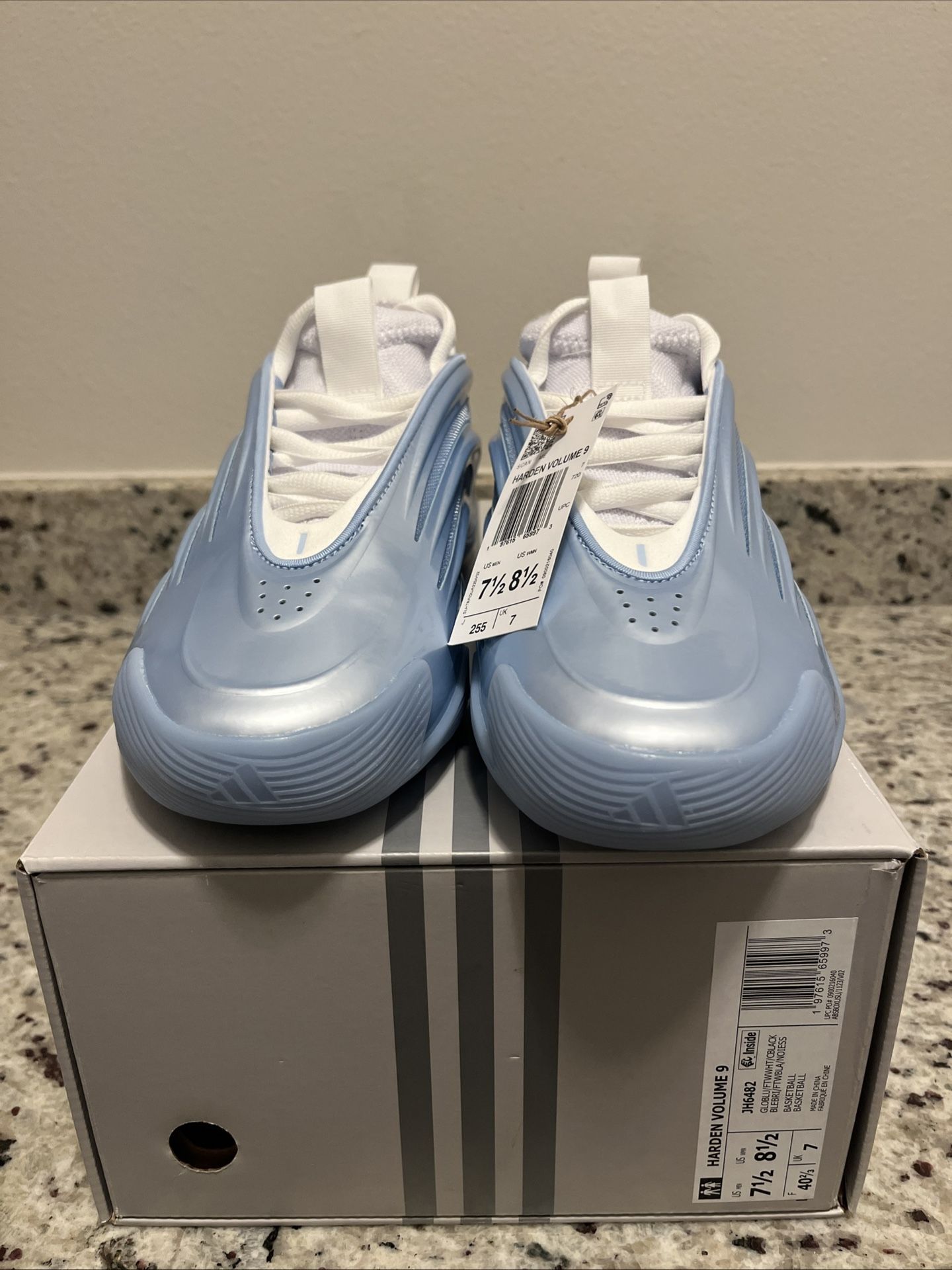 Adidas Harden Vol. 9 Glow Blue JH6482 Men’s Size 7.5 Women’s Size 8.5 BRAND NEW
