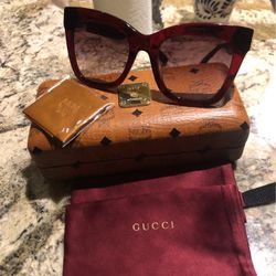 Mcm Sunny In A Leath Sign Case