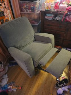 Denim Blue Recliner