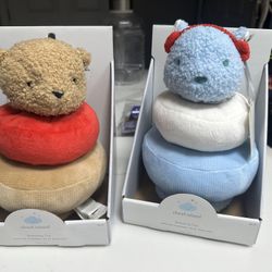 Bear Soft Plush Baby Toy Stacker 