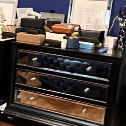 VCF Mirrored Bedside Chest Set