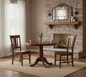 Espresso Solid Wood Dining Table