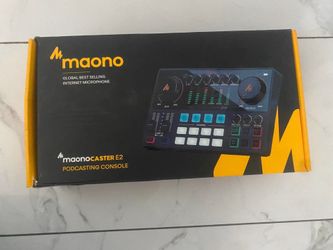 MAONO MAONOCASTER E2 PODCASTING CONSOLE AUDIO MIXER INTERFACE STREAMING