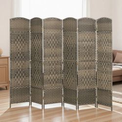 Folding Room Divider Screen,  Tall Privacy Screen