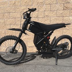 GT73 Electric E-Bike Dirt Bike Style Full Suspension, 25 Inch Deal Dirt Bike Tires Chip Activated 