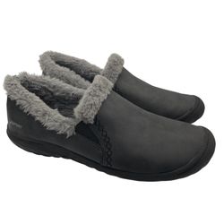 Jsport by Jambu Willa faux fur lined gray slip-on moccasin women’s Size 10M