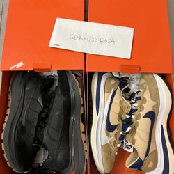 Nike Sacai Vaporwaffle, Jordan 1