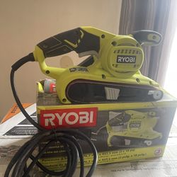 RYOBI 6 Amp Corded 3 in.W x 18 in.L Portable Belt Sander