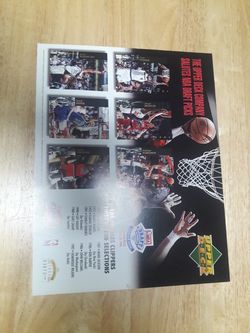 L.A. Clippers Upper deck promo sheet. 1994.