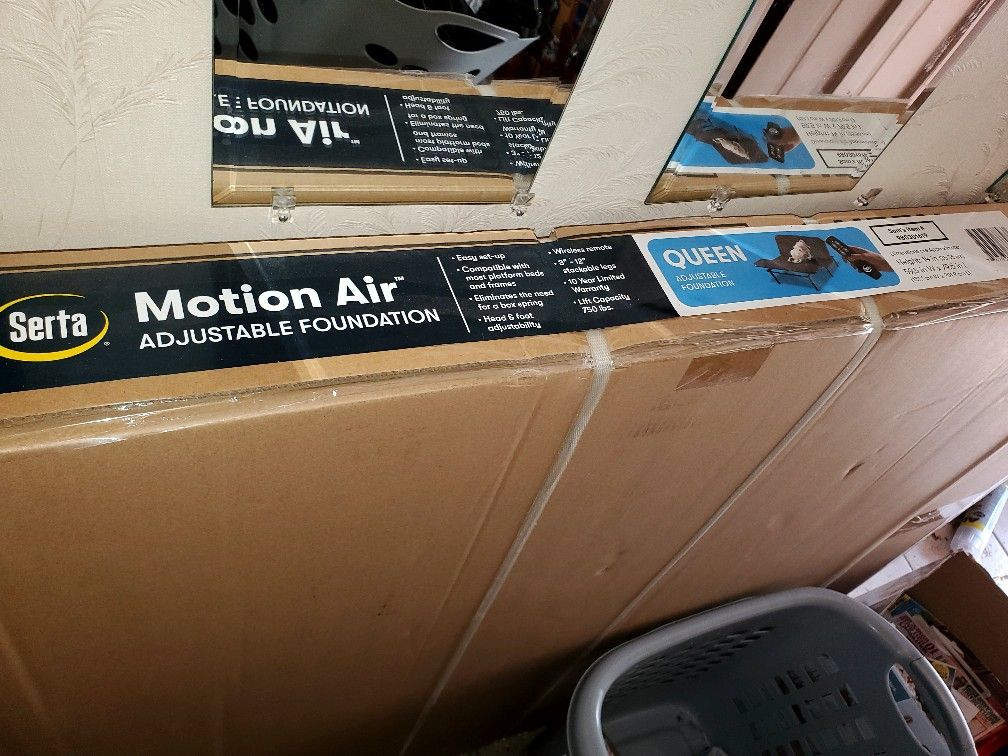Queen Adjustable Bed Frame In Box