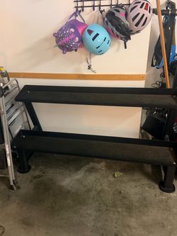 5 foot wide weight rack: $40!