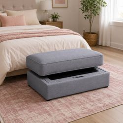 ✨ STORAGE OTTOMAN – $65