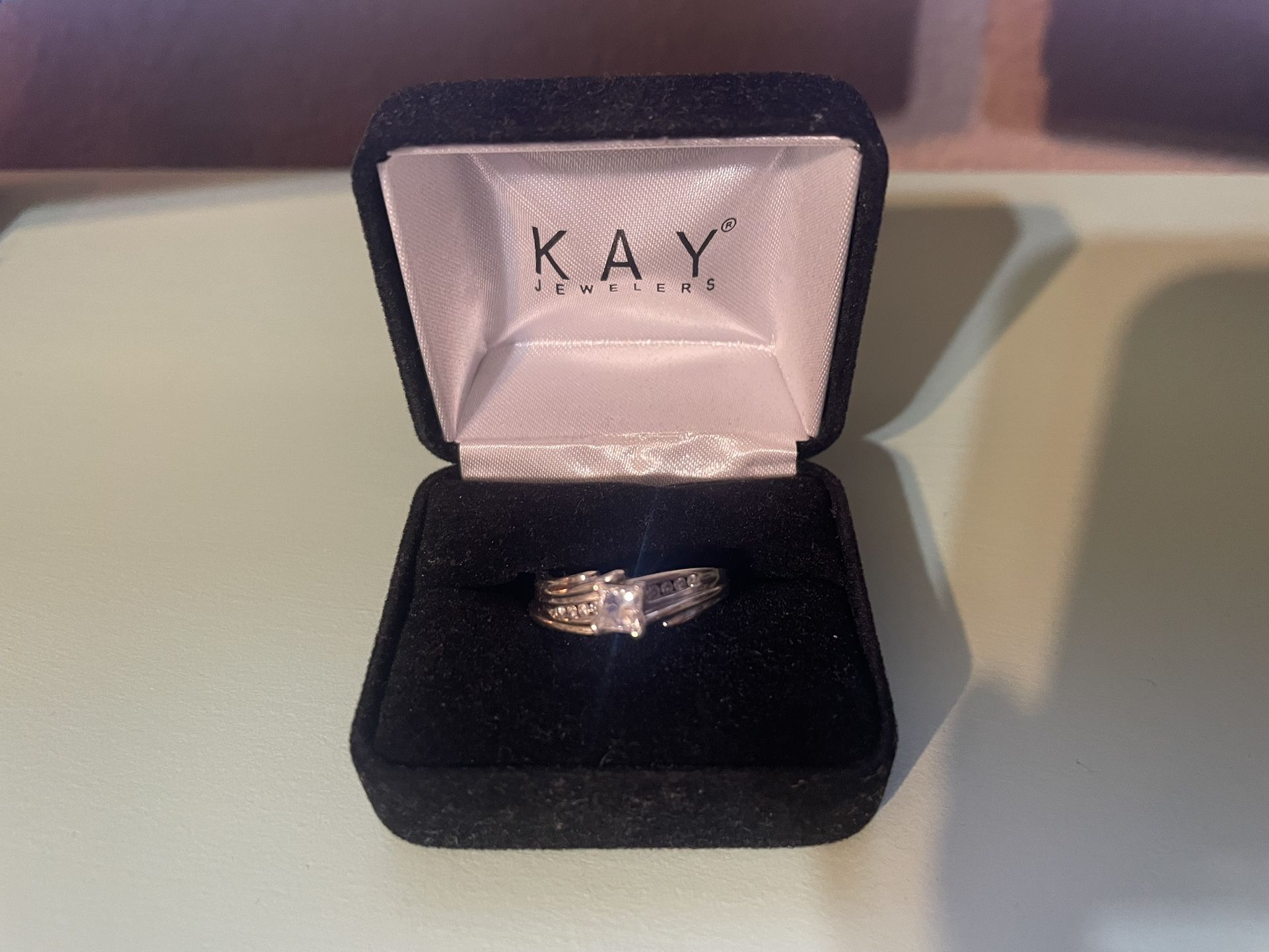 Beautiful 1/2 Carat Diamond Ring With Band