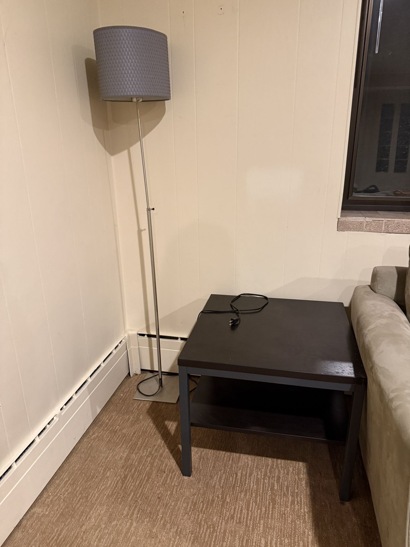 End Table And Lamp
