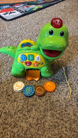 Feed the dinosaur learning toy